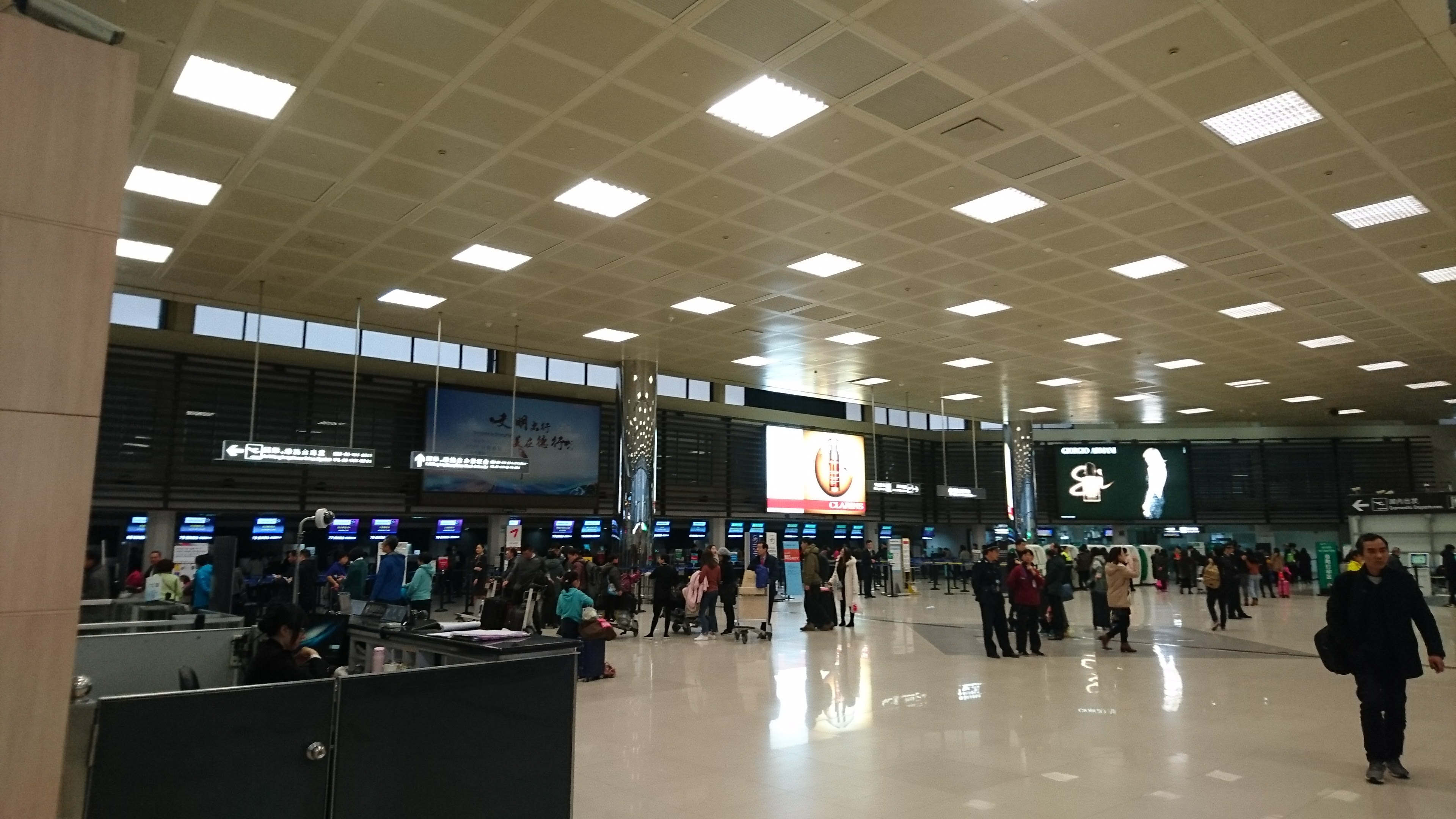 国際線がメインの上海虹橋国際空港第1ターミナル